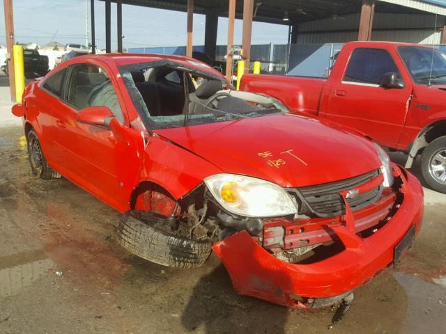 1G1AL15F977149130 - 2007 CHEVROLET COBALT LT RED photo 1