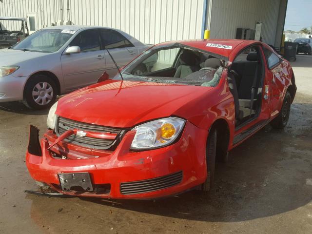 1G1AL15F977149130 - 2007 CHEVROLET COBALT LT RED photo 2