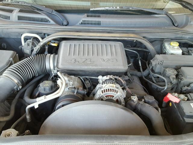 1J8HH48P47C614085 - 2007 JEEP COMMANDER BLACK photo 7