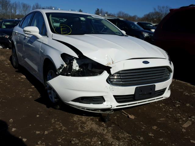 3FA6P0HR4DR258641 - 2013 FORD FUSION SE WHITE photo 1