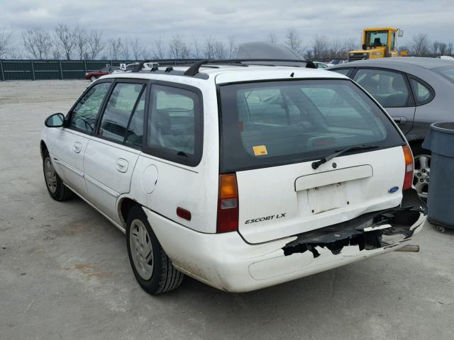 3FALP15P9VR146947 - 1997 FORD ESCORT LX WHITE photo 3