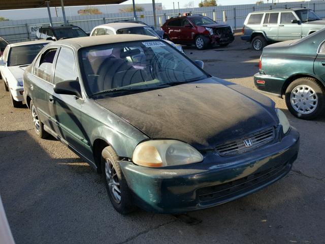 2HGEJ6678VH551517 - 1997 HONDA CIVIC LX GREEN photo 1