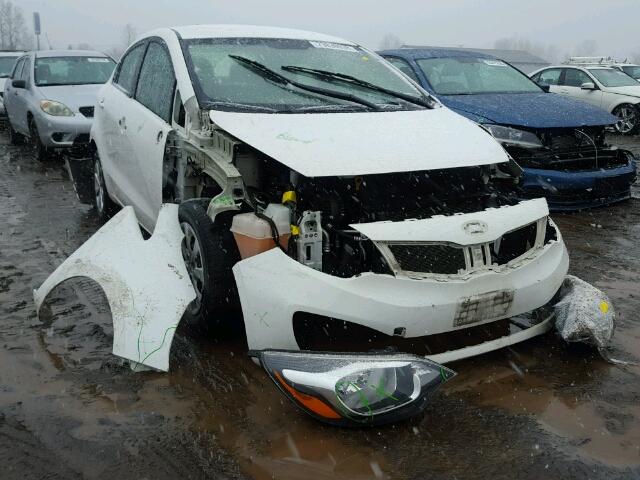 KNADM4A37D6241205 - 2013 KIA RIO LX WHITE photo 9