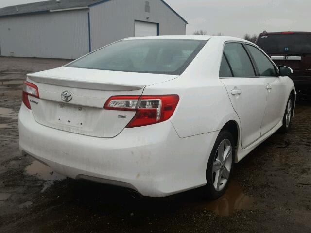 4T1BF1FK6DU271399 - 2013 TOYOTA CAMRY L WHITE photo 4