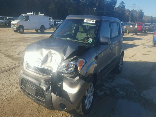 KNDJT2A29A7078826 - 2010 KIA SOUL +/!/S GRAY photo 2