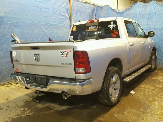 1C6RR7LTXES400937 - 2014 RAM 1500 SLT SILVER photo 4