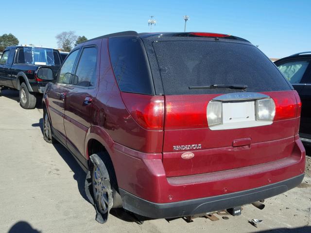 3G5DA03L07S501694 - 2007 BUICK RENDEZVOUS RED photo 3