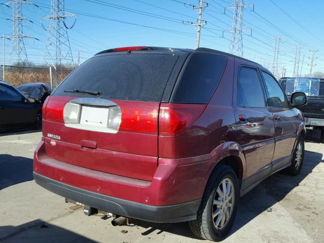 3G5DA03L07S501694 - 2007 BUICK RENDEZVOUS RED photo 4