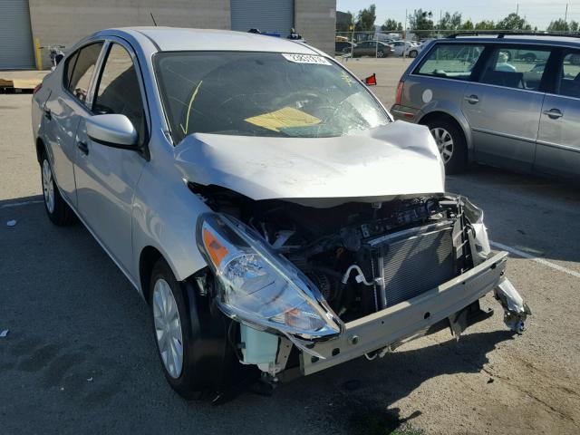 3N1CN7AP8GL829921 - 2016 NISSAN VERSA S SILVER photo 1