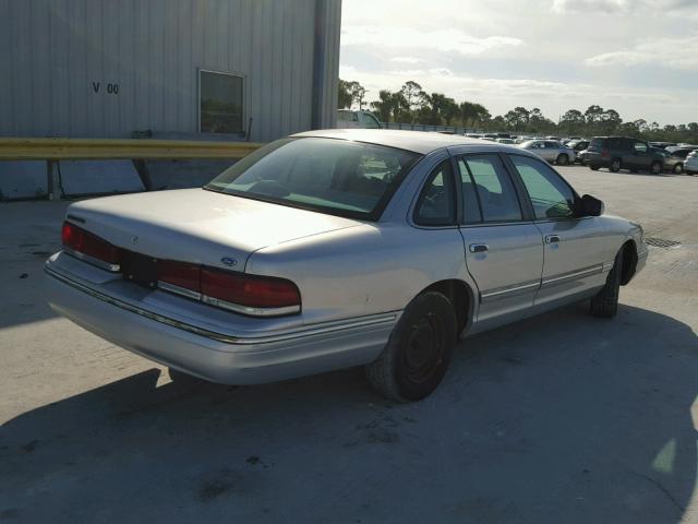 2FALP73W6TX157383 - 1996 FORD CROWN VICT SILVER photo 4