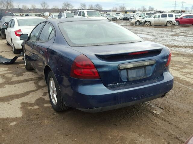 2G2WP552061118564 - 2006 PONTIAC GRAND PRIX BLUE photo 3