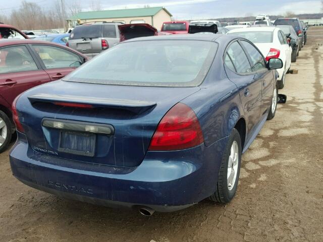 2G2WP552061118564 - 2006 PONTIAC GRAND PRIX BLUE photo 4