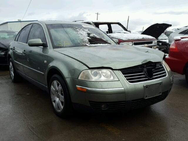 WVWTH63BX2P295270 - 2002 VOLKSWAGEN PASSAT GLX GREEN photo 1