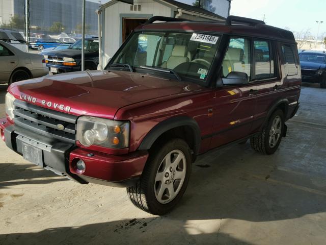 SALTP19444A836665 - 2004 LAND ROVER DISCOVERY RED photo 2