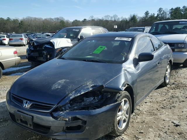 1HGCM727X7A017916 - 2007 HONDA ACCORD EX GRAY photo 2