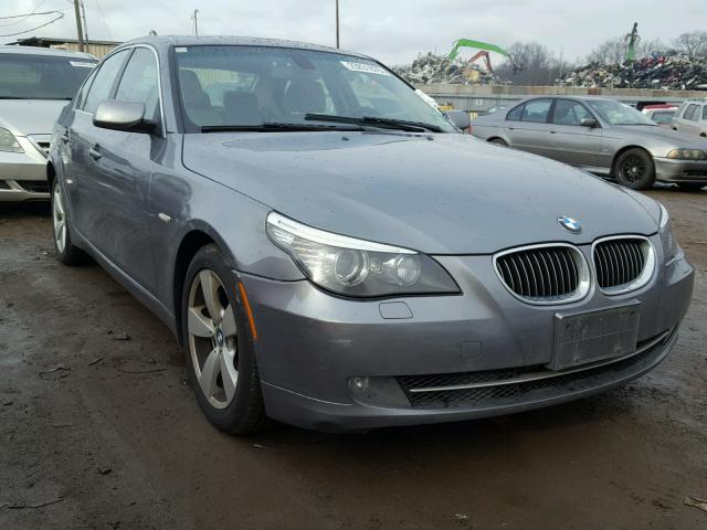 WBANV13538BZ48636 - 2008 BMW 528 XI CHARCOAL photo 1