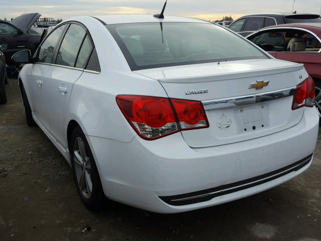 1G1PE5SB0E7166036 - 2014 CHEVROLET CRUZE LT WHITE photo 3