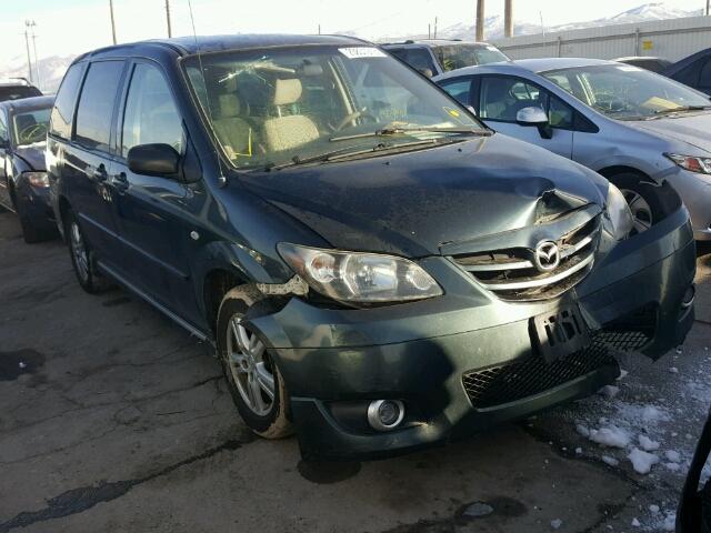 JM3LW28A640501153 - 2004 MAZDA MPV WAGON GREEN photo 1