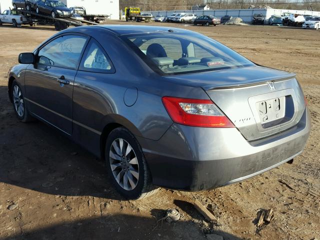 2HGFG12929H503014 - 2009 HONDA CIVIC EXL GRAY photo 3