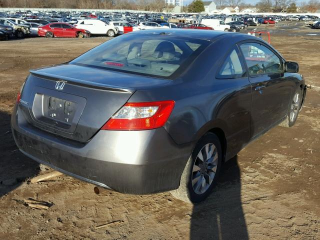 2HGFG12929H503014 - 2009 HONDA CIVIC EXL GRAY photo 4