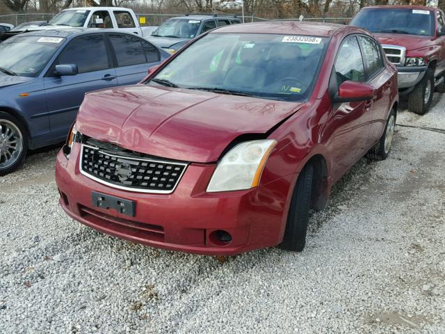 3N1AB61E08L757512 - 2008 NISSAN SENTRA 2.0 MAROON photo 2