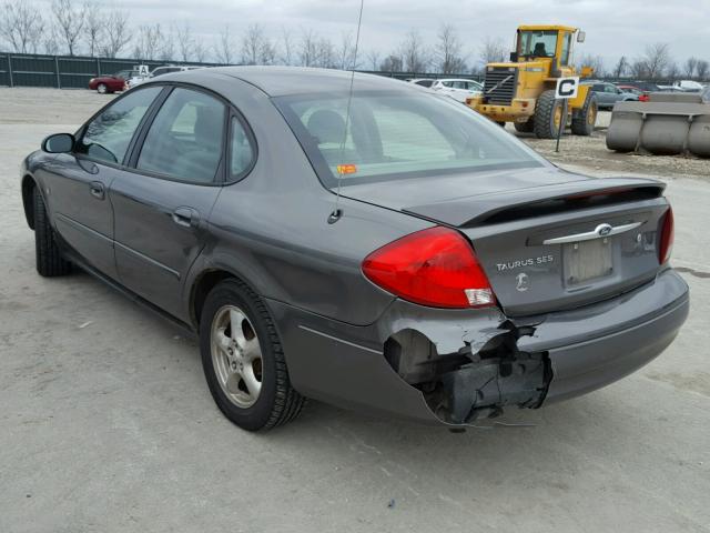 1FAFP55S93A279806 - 2003 FORD TAURUS SES GRAY photo 3