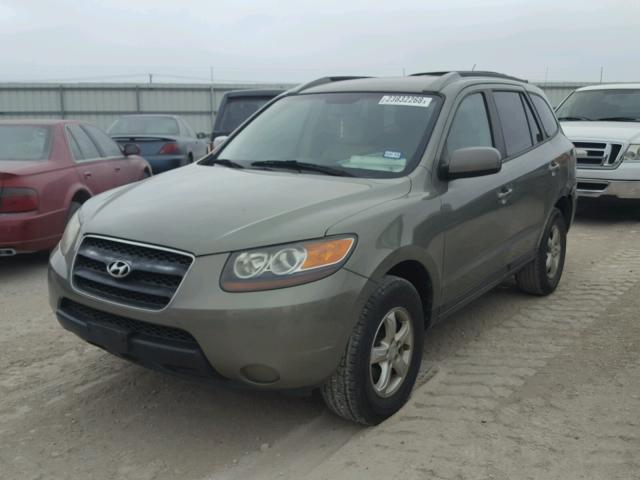 5NMSG13D17H076183 - 2007 HYUNDAI SANTA FE G GREEN photo 2