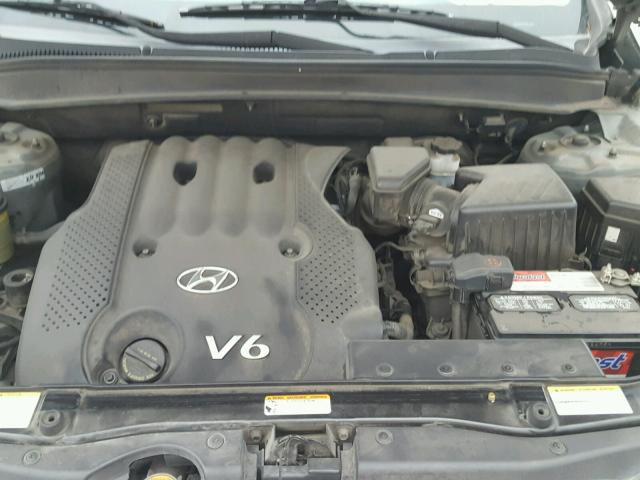 5NMSG13D17H076183 - 2007 HYUNDAI SANTA FE G GREEN photo 7