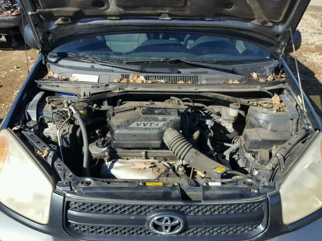 JTEGD20V740030737 - 2004 TOYOTA RAV4 SILVER photo 7