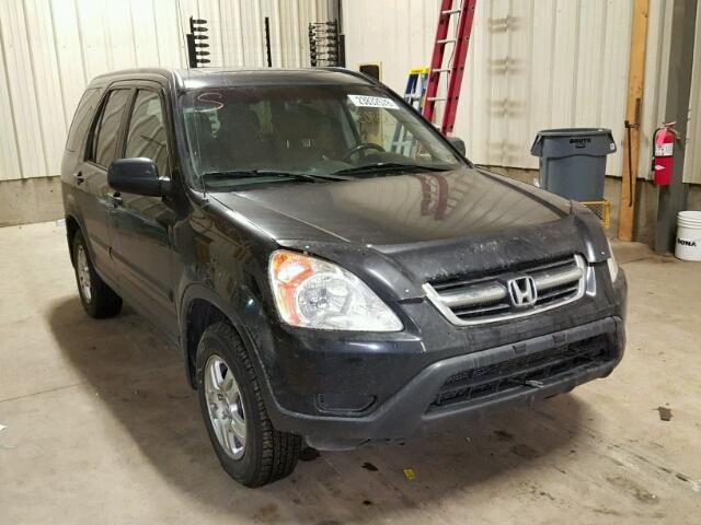 JHLRD78934C809989 - 2004 HONDA CR-V EX BLACK photo 1