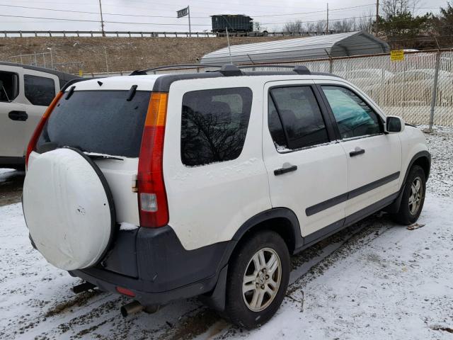 JHLRD78842C083953 - 2002 HONDA CR-V EX WHITE photo 4