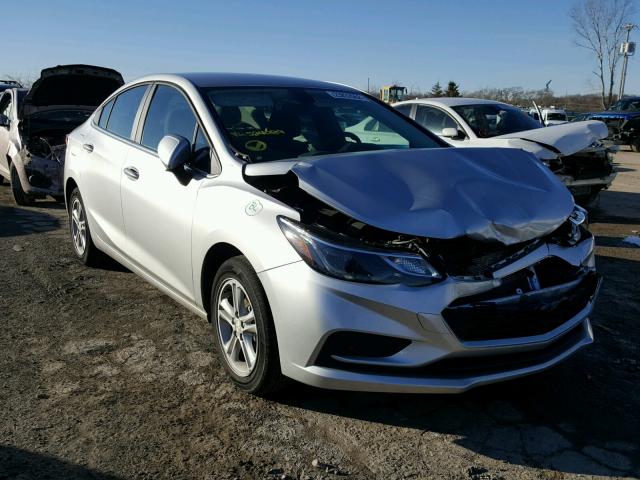 3G1BE5SM2HS524089 - 2017 CHEVROLET CRUZE LT SILVER photo 1