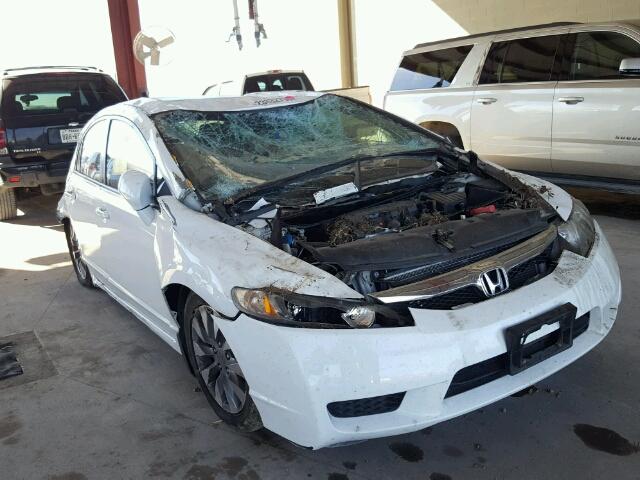 2HGFA1F82BH543795 - 2011 HONDA CIVIC EX WHITE photo 1