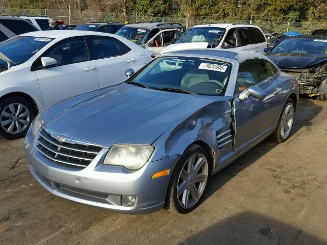 1C3AN69L25X025779 - 2005 CHRYSLER CROSSFIRE SILVER photo 2