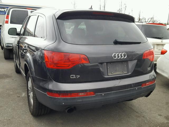 WA1BY74L37D068823 - 2007 AUDI Q7 3.6 QUA BLACK photo 3