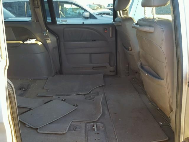 5FNRL38738B100124 - 2008 HONDA ODYSSEY EX SILVER photo 6