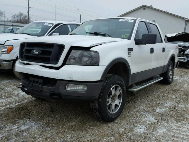 1FTPW14515FA36356 - 2005 FORD F150 SUPER WHITE photo 2