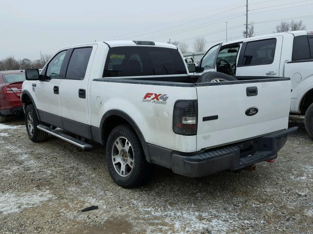 1FTPW14515FA36356 - 2005 FORD F150 SUPER WHITE photo 3