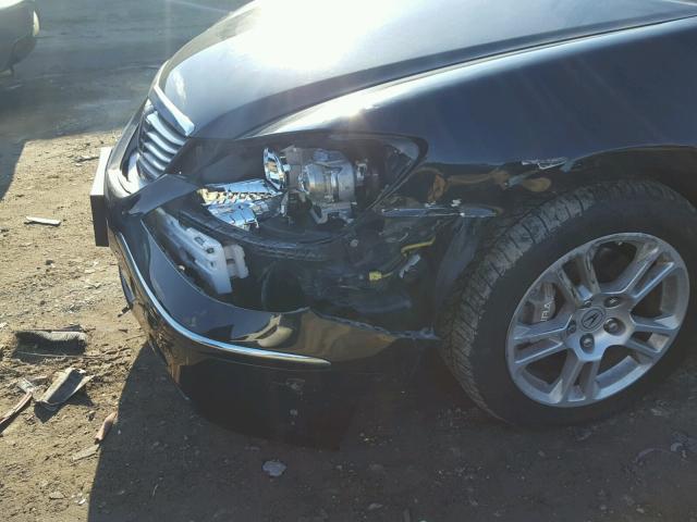 JH4KB16516C004124 - 2006 ACURA RL BLACK photo 9