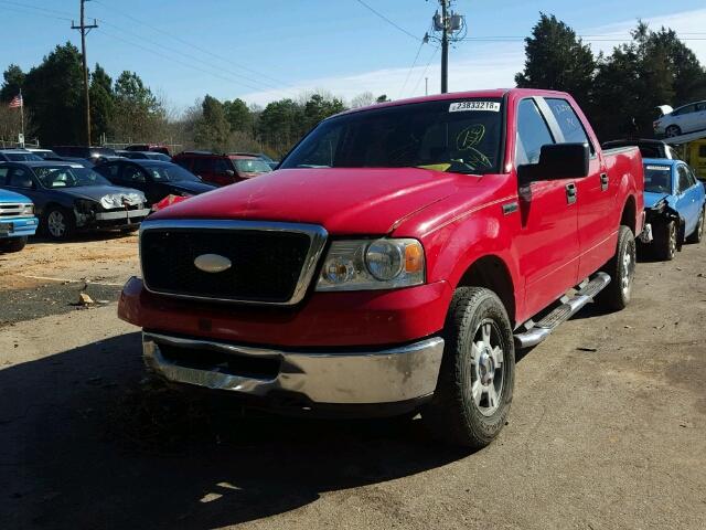 1FTPW14V27FB40938 - 2007 FORD F150 SUPER RED photo 2