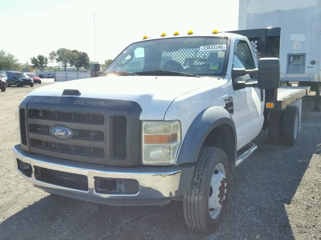 1FDXF46R18EA03140 - 2008 FORD F450 WHITE photo 2