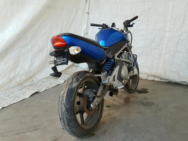 JKAEXEA167A018622 - 2007 KAWASAKI EX650 A BLUE photo 4