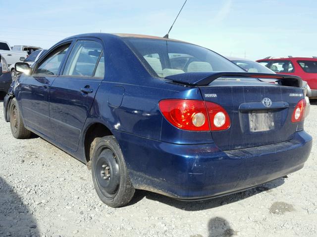 1NXBR32E88Z942127 - 2008 TOYOTA COROLLA CE BLUE photo 3