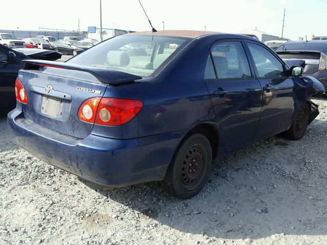 1NXBR32E88Z942127 - 2008 TOYOTA COROLLA CE BLUE photo 4