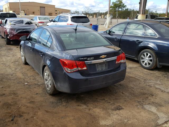 1G1PA5SH5E7468566 - 2014 CHEVROLET CRUZE LS BLUE photo 3