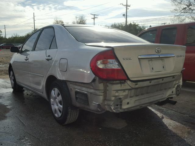 4T1BE32K23U733542 - 2003 TOYOTA CAMRY LE SILVER photo 3