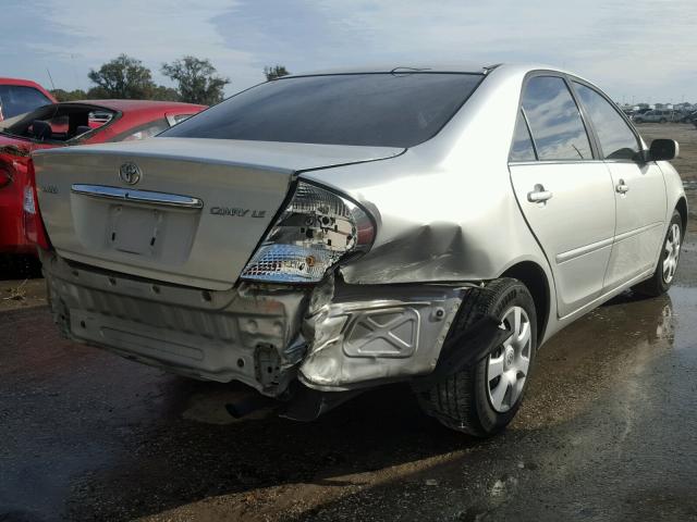 4T1BE32K23U733542 - 2003 TOYOTA CAMRY LE SILVER photo 4