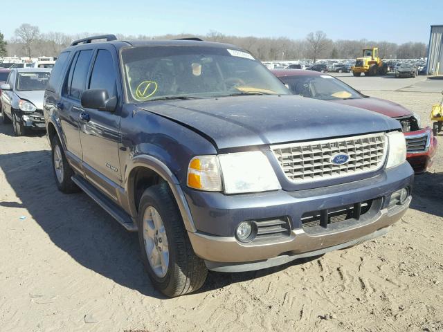 1FMZU74K54UB40457 - 2004 FORD EXPLORER E BLUE photo 1