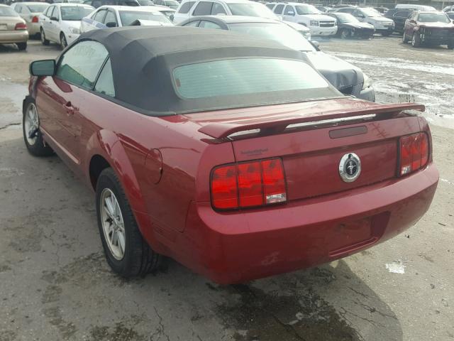 1ZVFT84N565189078 - 2006 FORD MUSTANG RED photo 3