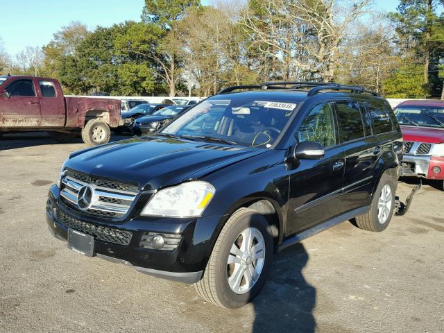 4JGBF71E18A435105 - 2008 MERCEDES-BENZ GL 450 4MA BLACK photo 2